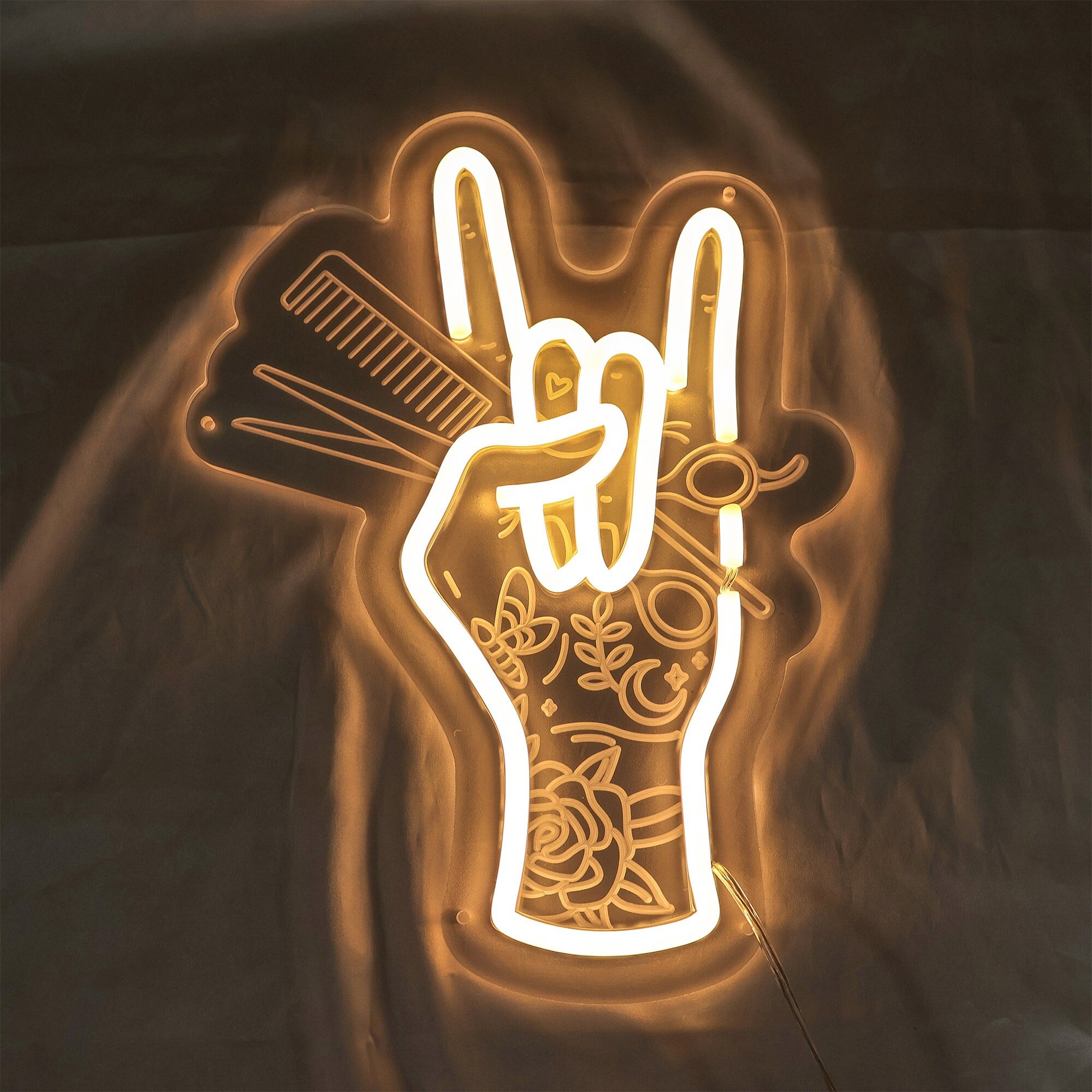 New Arrival 12V LED Custom Lighting logo for Barbershop Sign Neon Signs Hair Salons