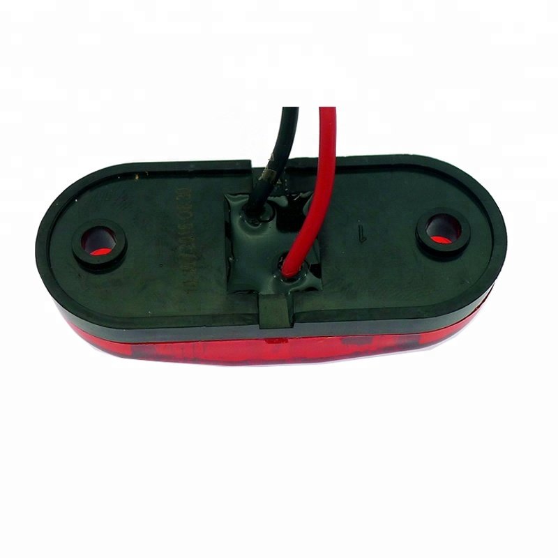 2 High Quality Piranha LED 2.5 Inch Oval 2 Piranha LED Truck Trailer Clearance Lamp Side Marker Lights IP67