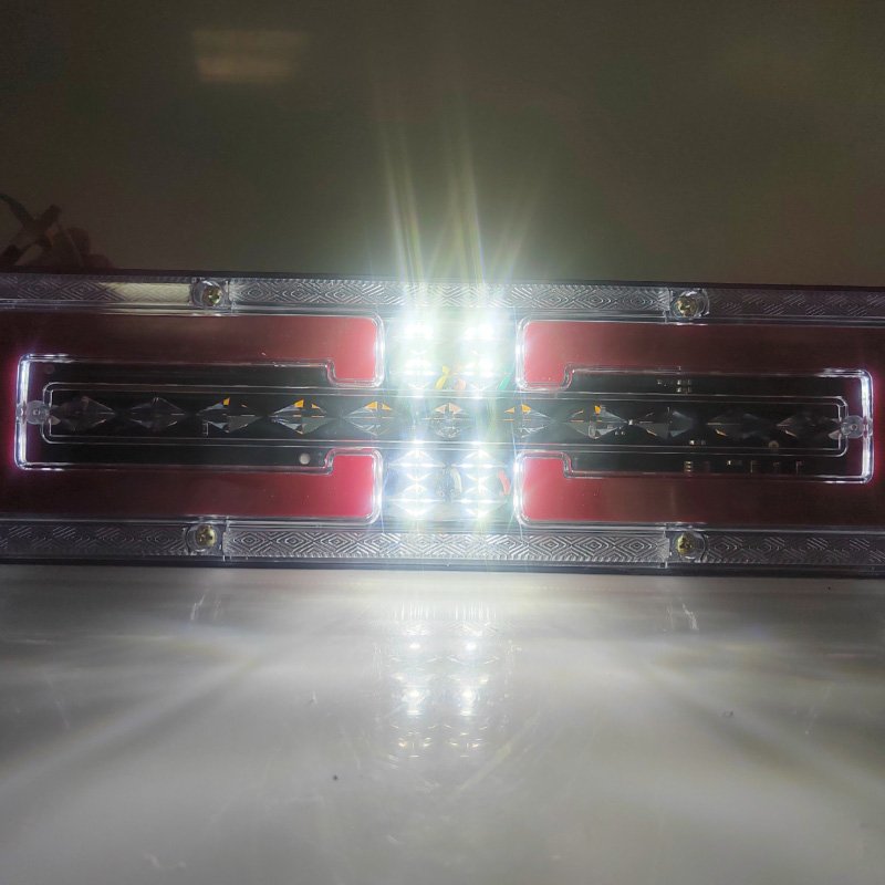 LED Tail Light, Rear Light Warning Light, LED Rear Combination Modification Light for Truck Trailer Lorry caravan