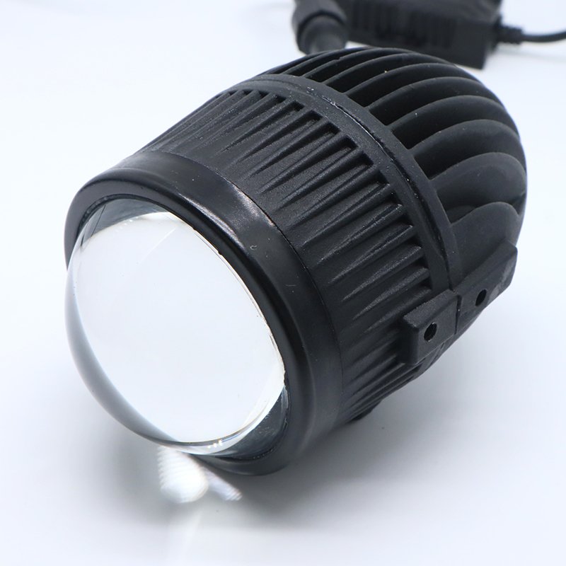 Wholesale High Power Led Headlights 3 Color Waterproof Hi Lo Beam 40W 2.0 Inch Projector Lens Led Fog Lamp
