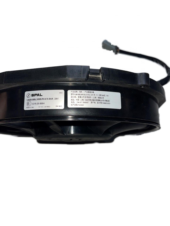 Original Spal VA89-BBL369S/R/A/N-94A 24V Brushless Axial Condenser Fan for Buses Made in China Bus Accessories