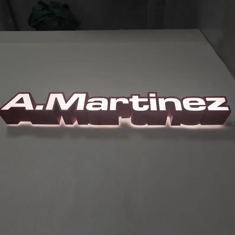 Custom Advertise Letter Sign Signage Acrylic 3D Logo Letters Sign for Business