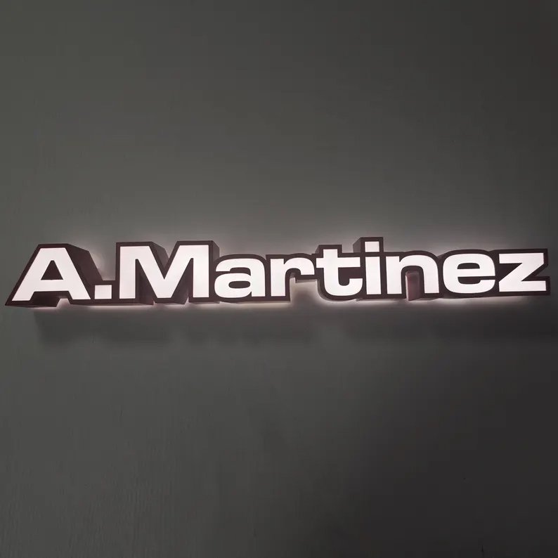 Custom Advertise Letter Sign Signage Acrylic 3D Logo Letters Sign for Business