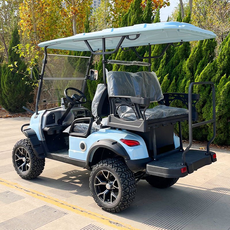 Popular Design Electric Vehicle Club Car Steel Plastic Golf Scooter Buggy 2 4 6 8 Seats Golf Cart With Curtis Controller