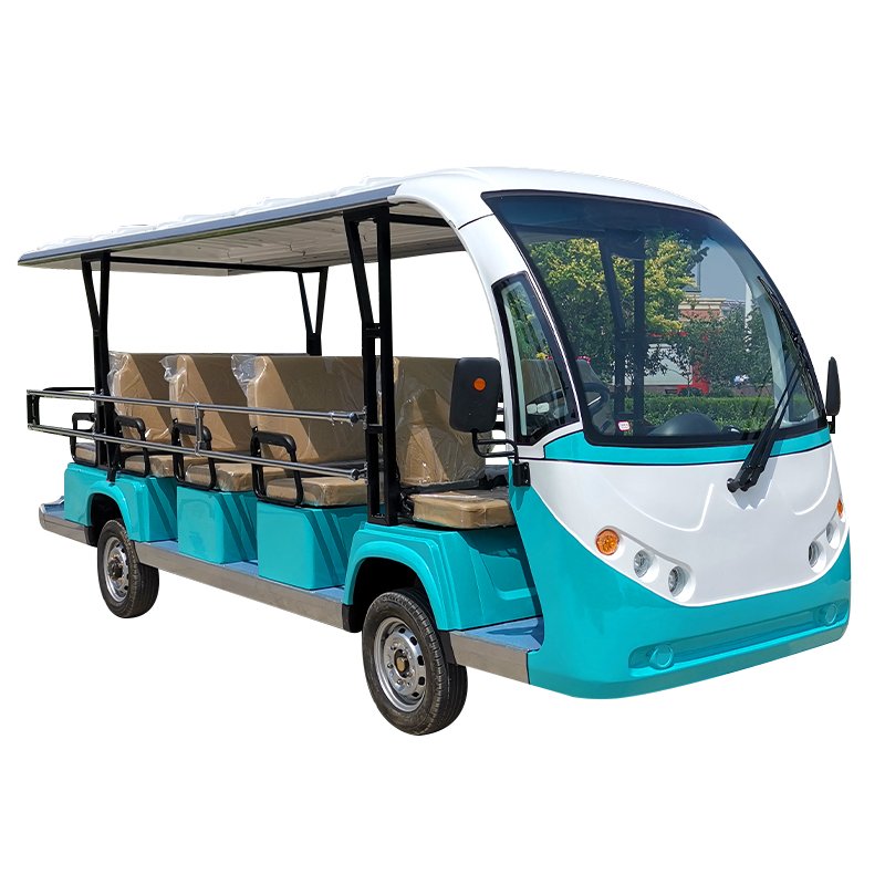 Wholesale Custom 14 Seats Electric Shuttle Sightseeing Tour Bus with Eec Certification