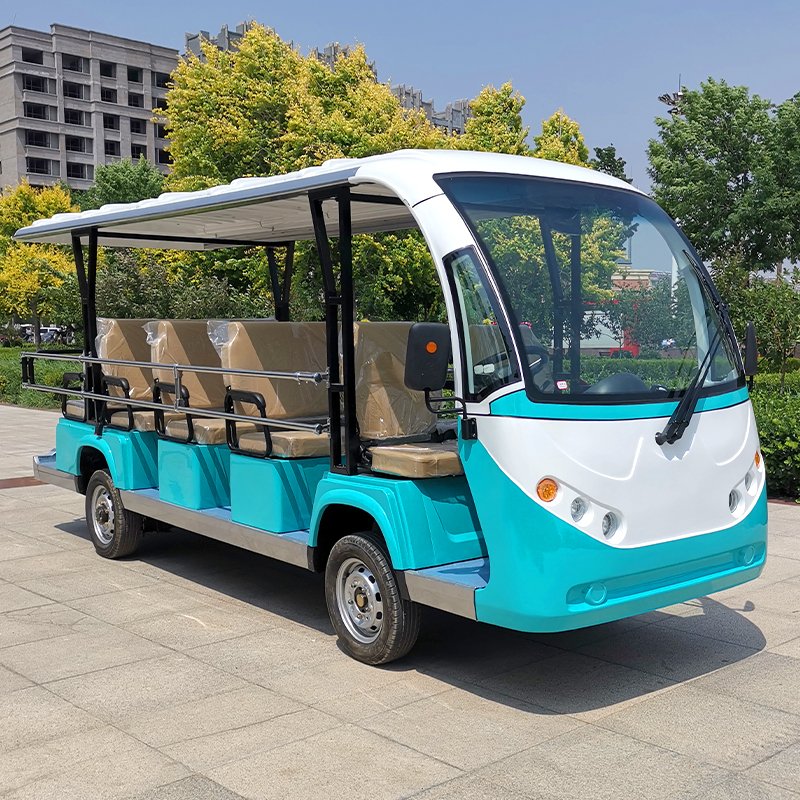 Wholesale Custom 14 Seats Electric Shuttle Sightseeing Tour Bus with Eec Certification