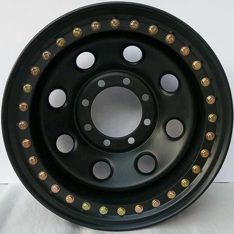 Hot Steel Wheel Rims17.5"22.5" Polish/Painting Forged A356.2 Beadlock Wheel 4x4 off Road Wheels
