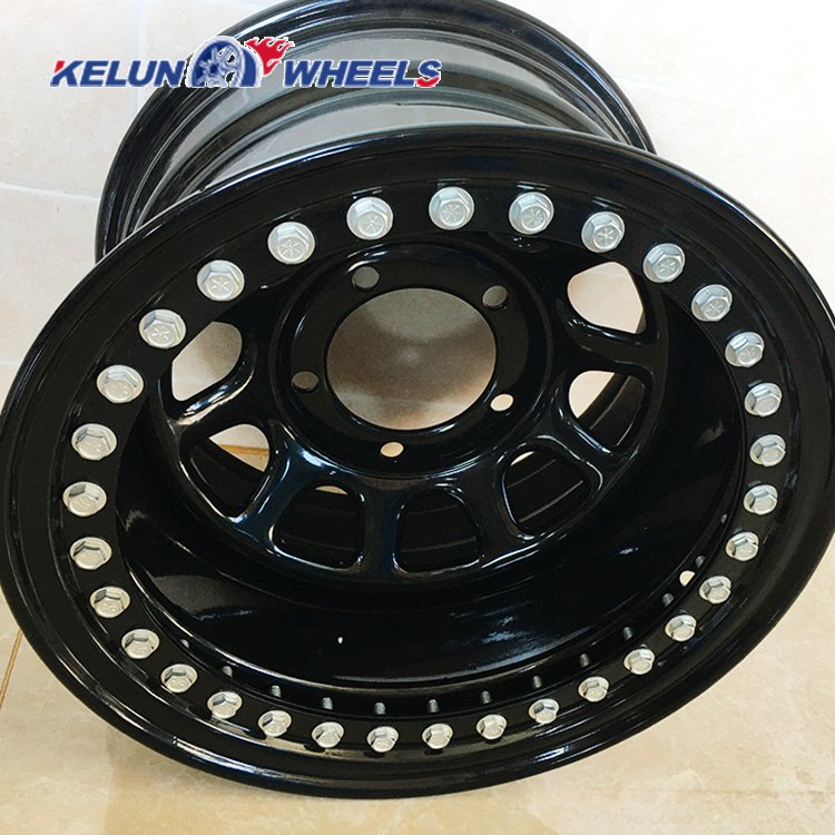 Hot Steel Wheel Rims17.5"22.5" Polish/Painting Forged A356.2 Beadlock Wheel 4x4 off Road Wheels
