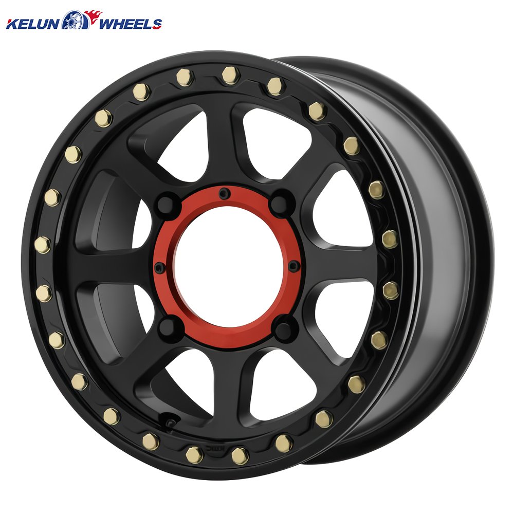 Hot Steel Wheel Rims17.5"22.5" Polish/Painting Forged A356.2 Beadlock Wheel 4x4 off Road Wheels