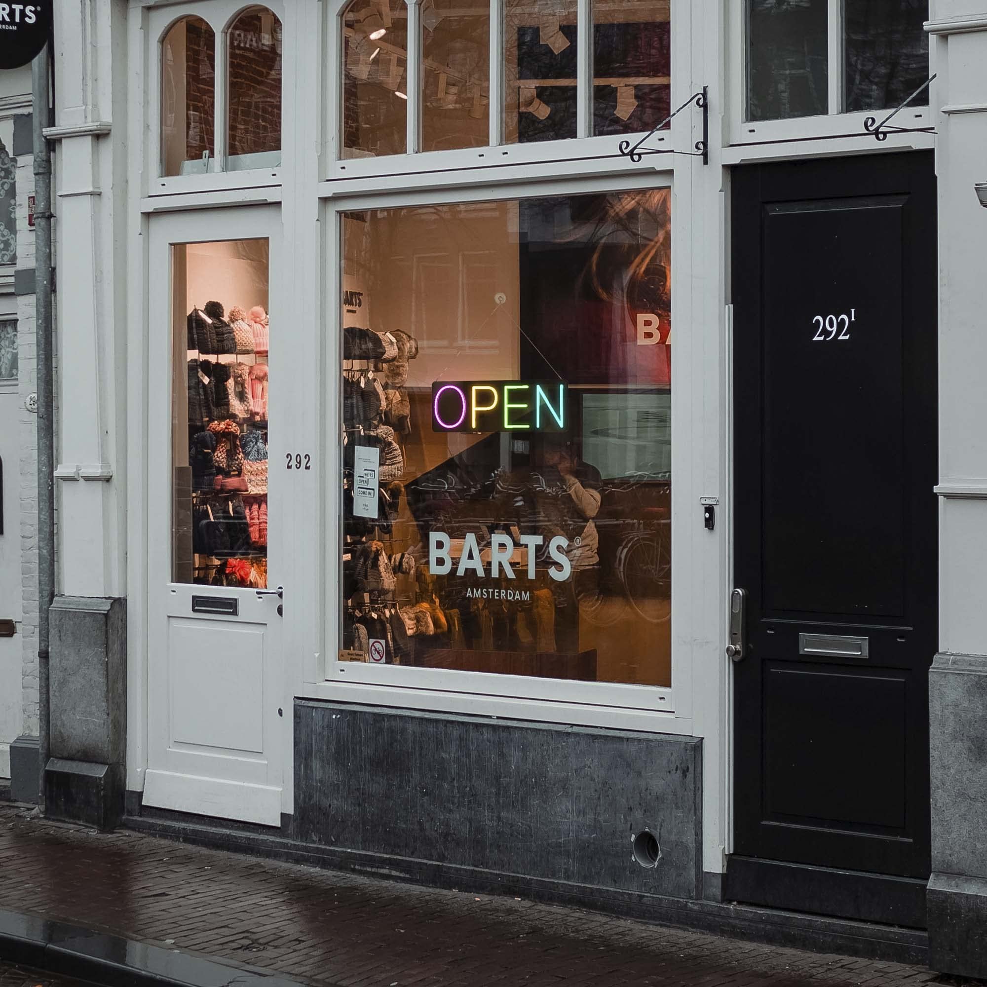 Drop Shipping Multicolor Open Neon Sign Rainbow LED Open Sign Electric Light Open Sign Business Advertising Board