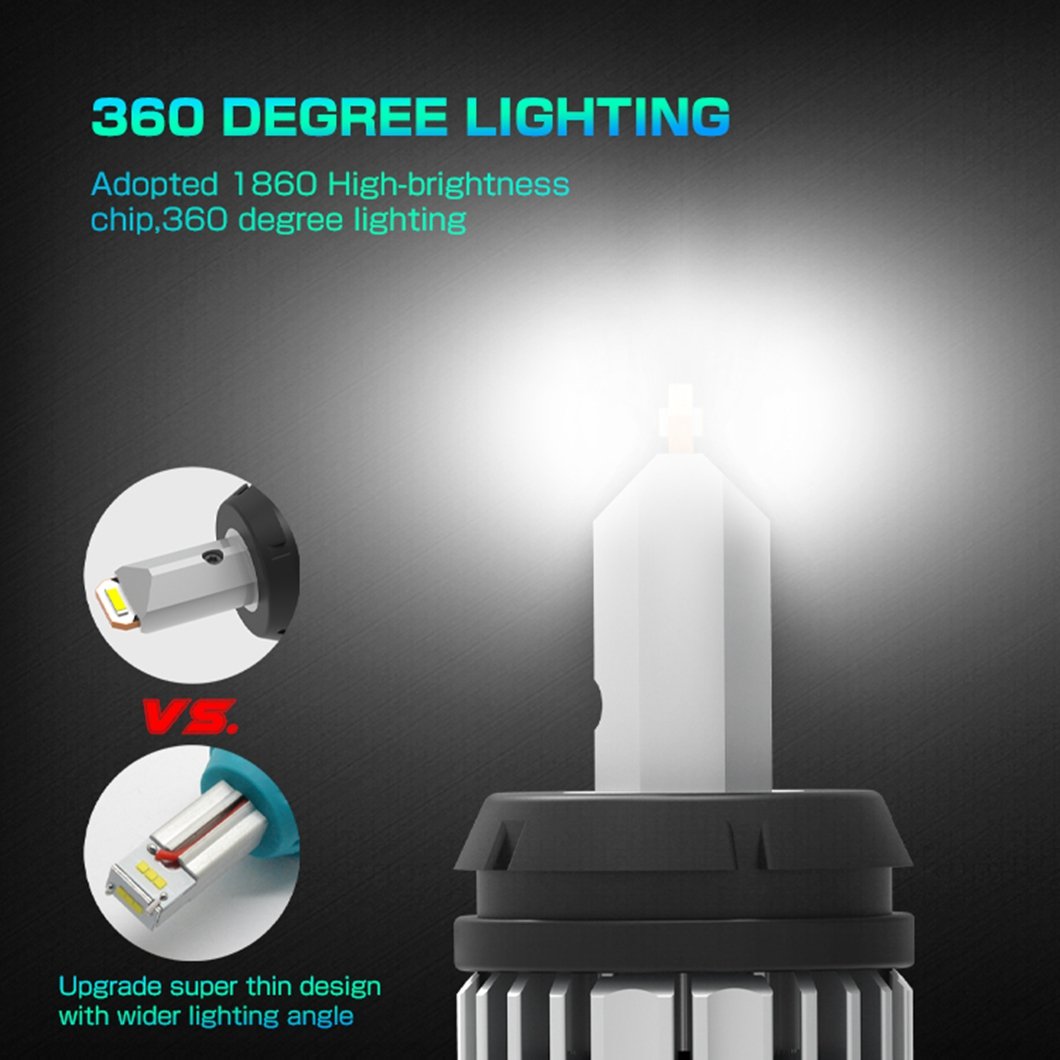 Best Selling 921 LED Bulbs T15 7440 7443 Cool White Dual Design Error Free Canbus 7440 W21W 3157 LED Tail Bulb LED Backup Light