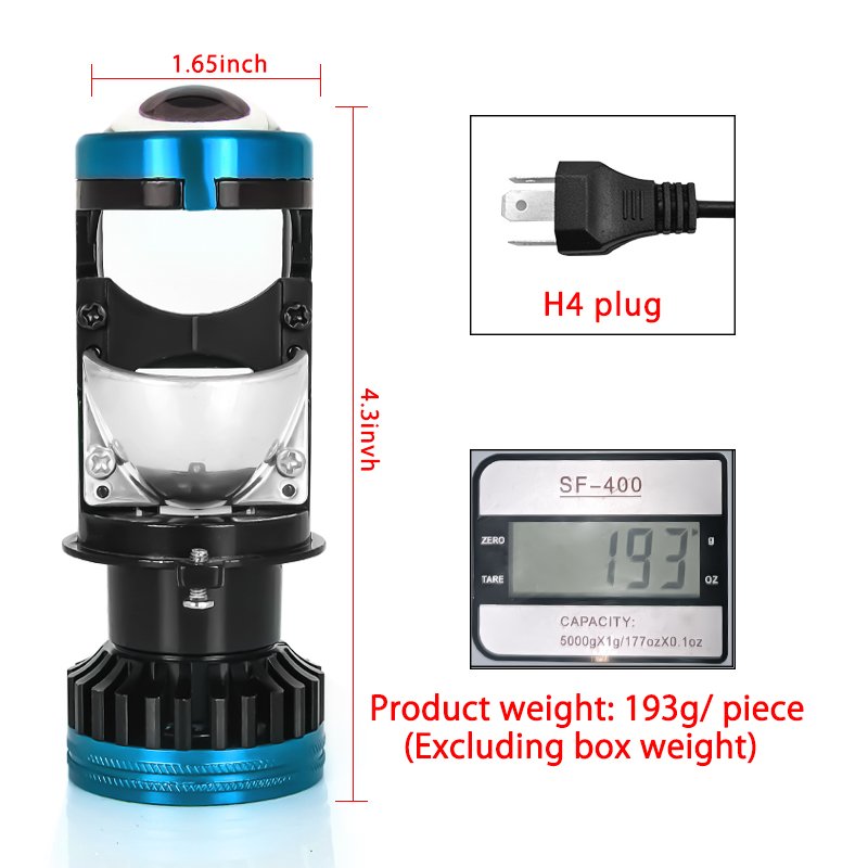 Y6 Faro Mini Lens Led Projector Headlights Led H4 Canbus Car Led Headlight Bulb 120w High Power 12000 Lumens LED Super Bright