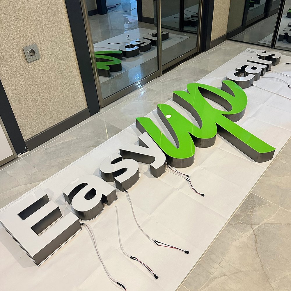 Hot Selling Custom Outdoor Waterproof Business Acrylic Alphabet Logo Signs 3D LED Sign Channel Letters for Signboard