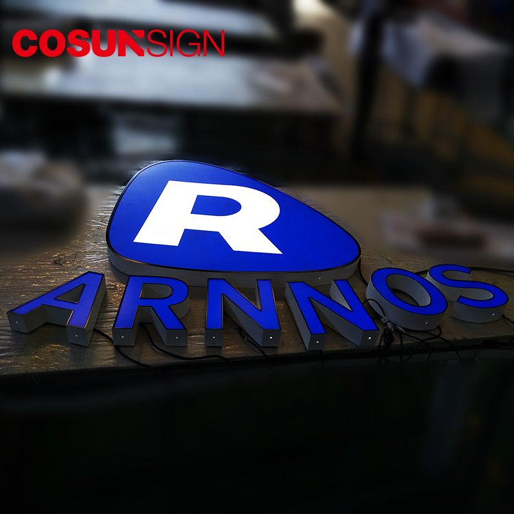 COSUN Custom Business Shop 3d Luminous Sign Face Signs for Fashion Business Light up Business Sign