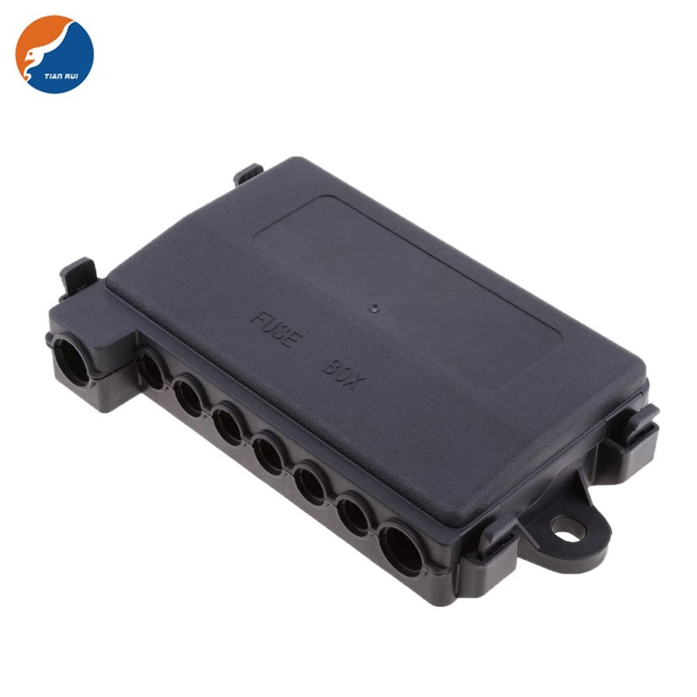 Zeeman Replacement ZC-1M7S 7 Way Fuse Box and MIDI and MEGA ANM Fuse for RV Car Boat Bus Accessory 7 Way Midi Fuse Box Holder