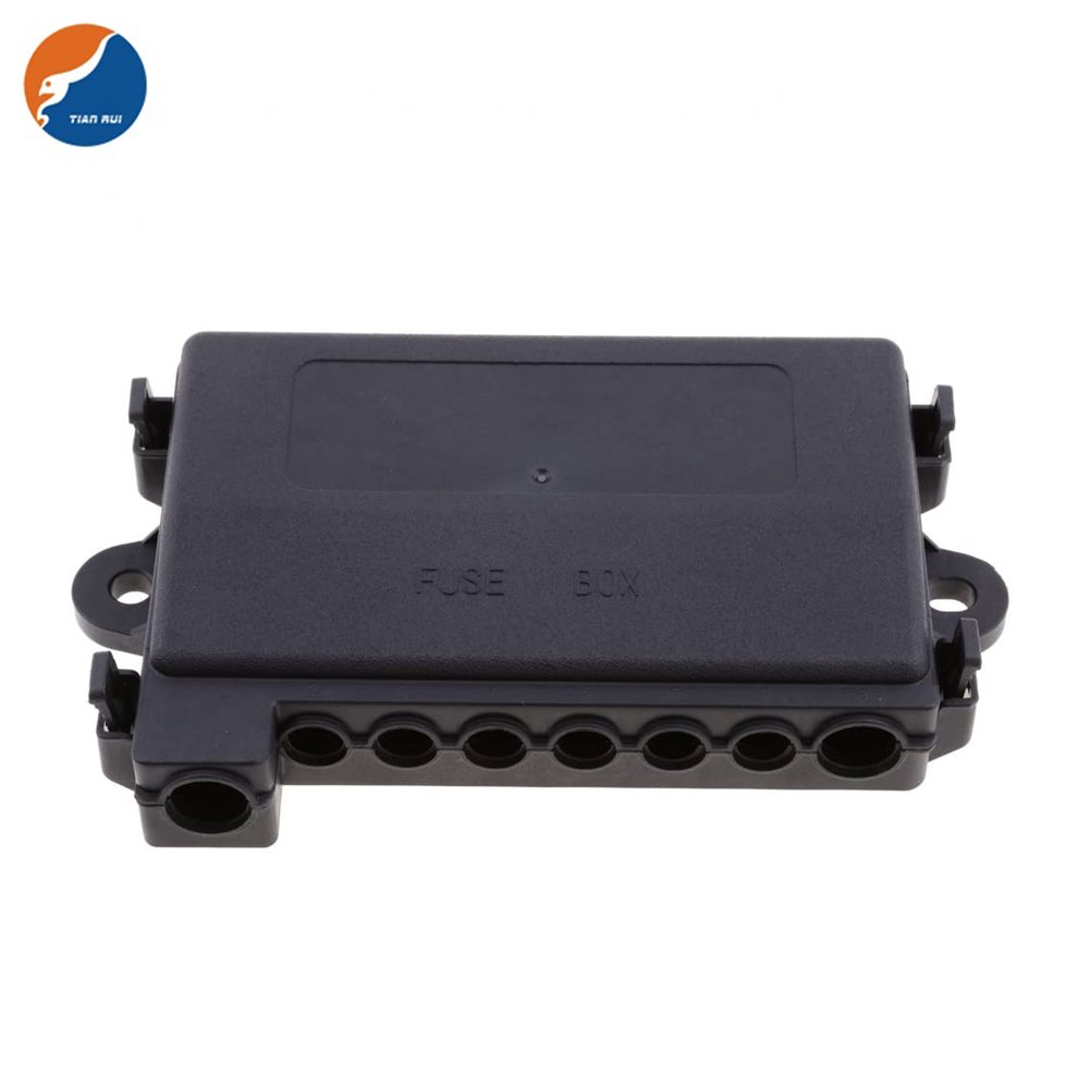 Zeeman Replacement ZC-1M7S 7 Way Fuse Box and MIDI and MEGA ANM Fuse for RV Car Boat Bus Accessory 7 Way Midi Fuse Box Holder