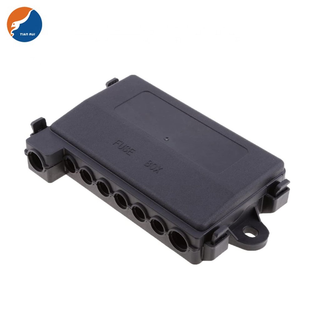 Zeeman Replacement ZC-1M7S 7 Way Fuse Box and MIDI and MEGA ANM Fuse for RV Car Boat Bus Accessory 7 Way Midi Fuse Box Holder