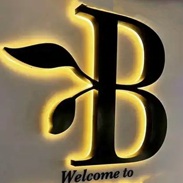 Company 3D Backlit Led Logo Business Signs Customize Channel Letters Led Sign Board Light Signs