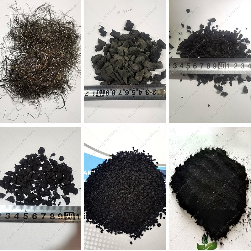 Full Automatic Waste Tyre Recycling Machine Rubber Powder Machine Used Car Wheel Recycling Machine