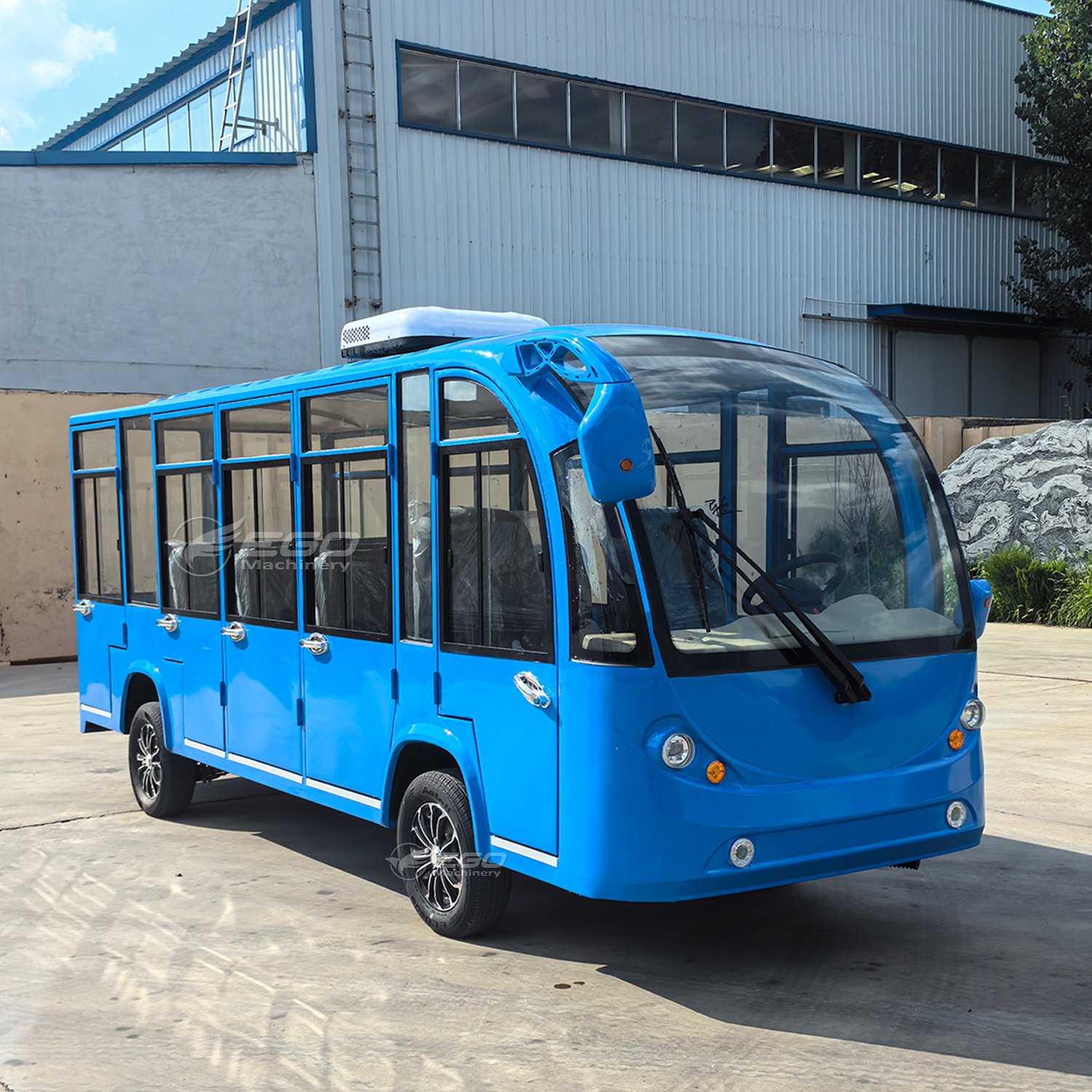 Solar Powered New Electric Car Zoo Shuttle Car 11 14 17 Seat Sightseeing Bus With 4 Wheels Mini Shuttle Bus