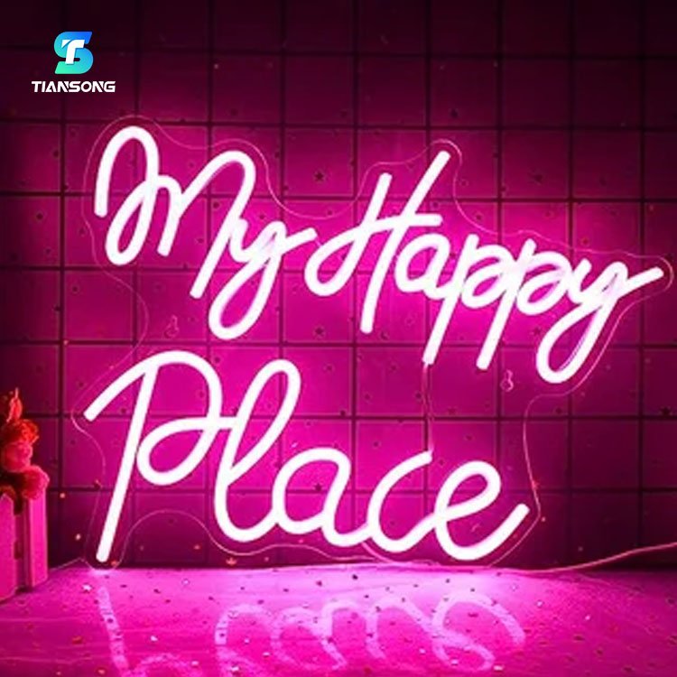 Best Price Custom Acrylic 3D Neon Logo Light Colorful Pink Red LED Sign for Outdoor Application Gorgeous 'Hello' for Home Decor