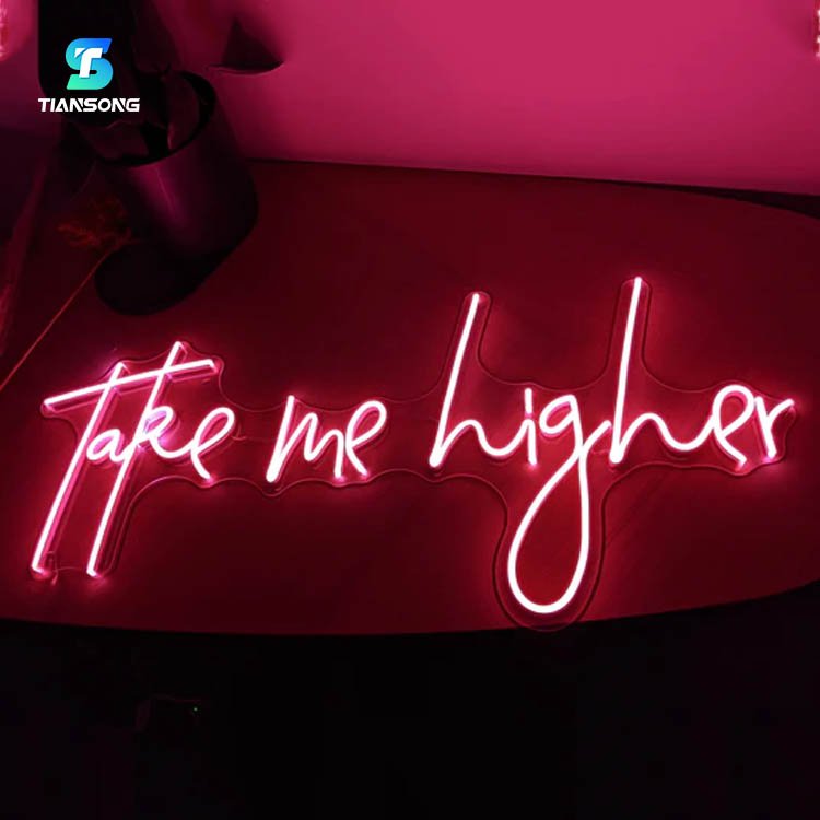 Best Price Custom Acrylic 3D Neon Logo Light Colorful Pink Red LED Sign for Outdoor Application Gorgeous 'Hello' for Home Decor