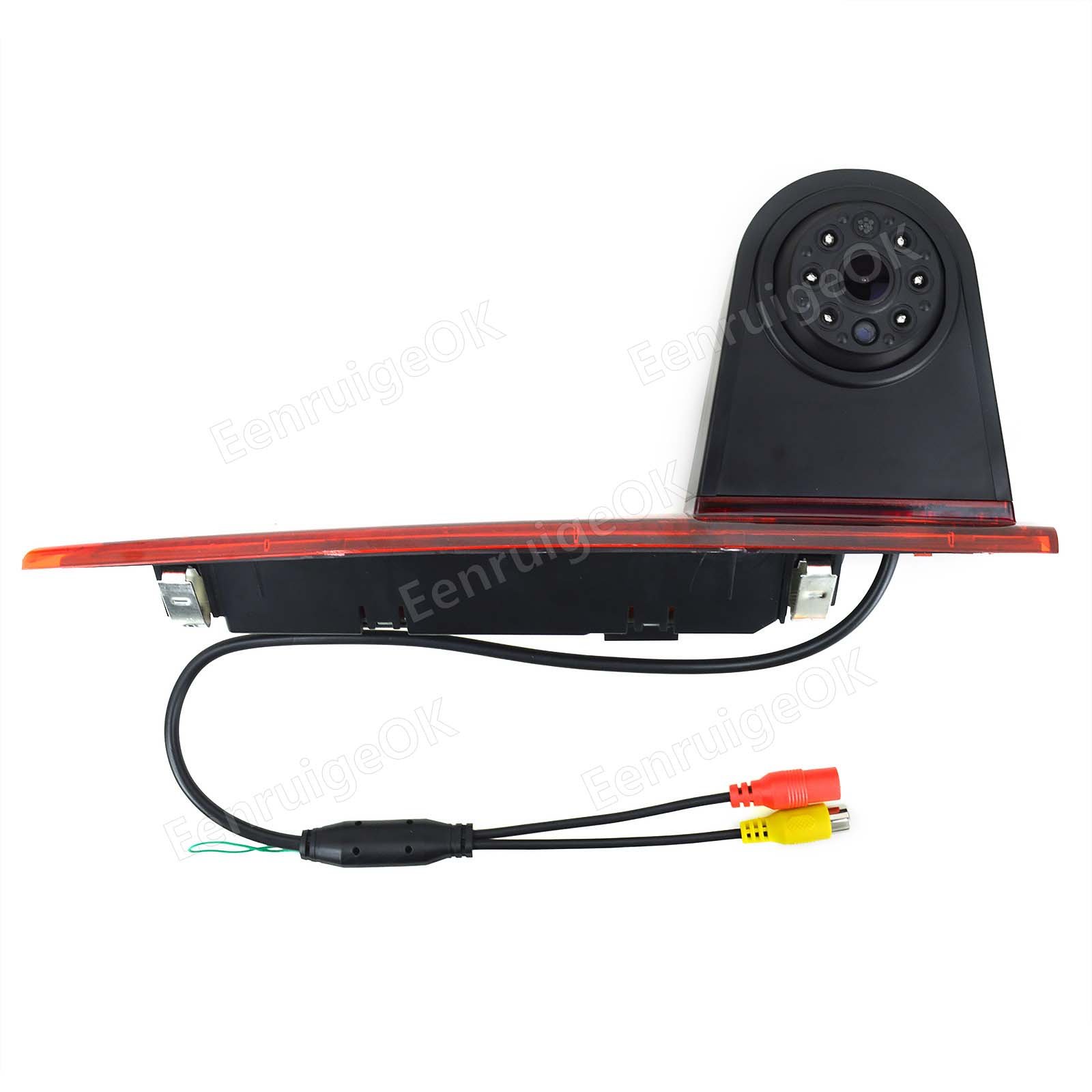 HD Night Vision Van Reversing Rear View Reverse Backup Parking Camera 3rd LED Brake Light Camera for Ford Transit Custom