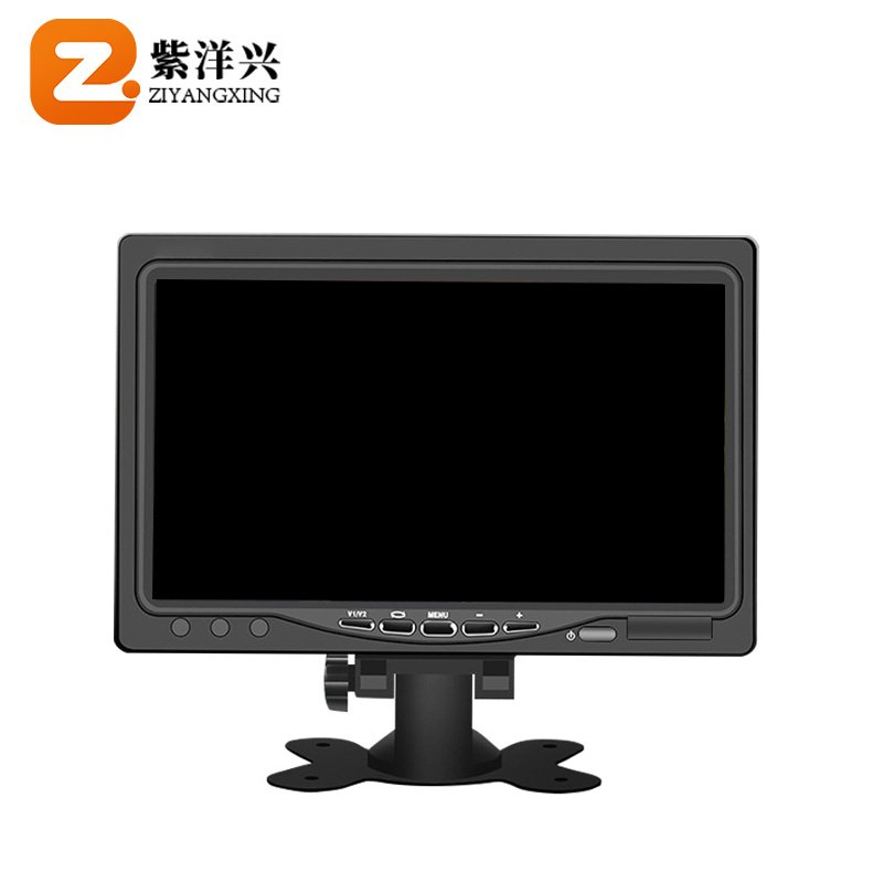 ZYX RTS 7 Inch Monitor VGA+HD +AV Car Screen for Semi-trail Truck the 5th Wheel Trailer Bus Camper