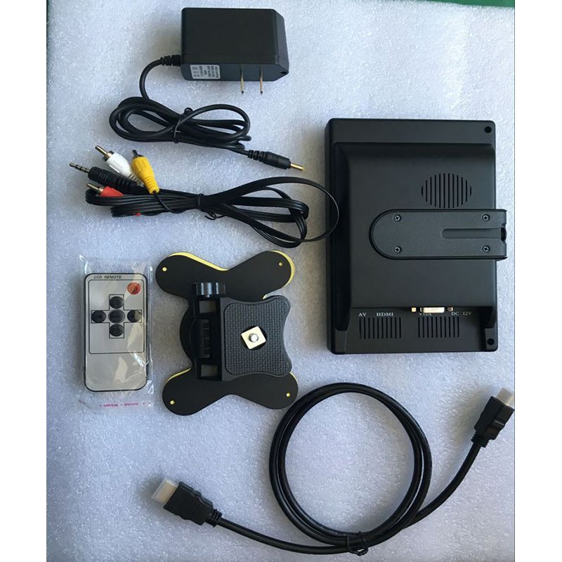 ZYX RTS 7 Inch Monitor VGA+HD +AV Car Screen for Semi-trail Truck the 5th Wheel Trailer Bus Camper