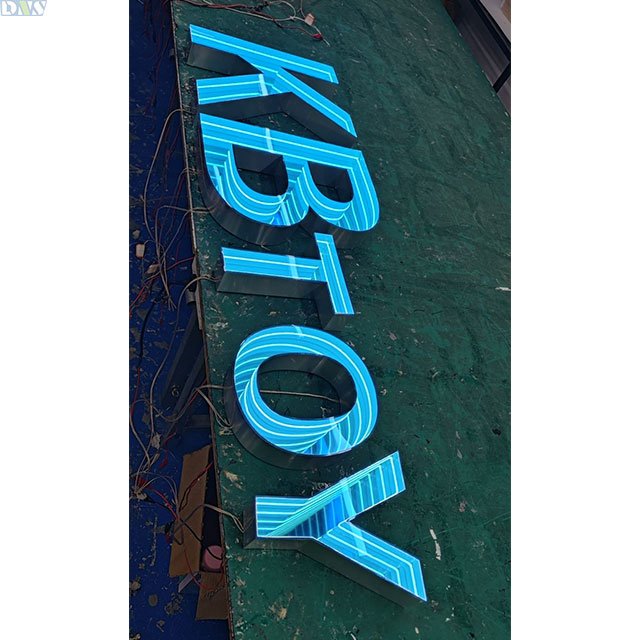 Custom Colorful Multicolor Neon Infinity Wall Mirror Abyss Mirror 3d Led Infinity Mirror Sign Building Signage