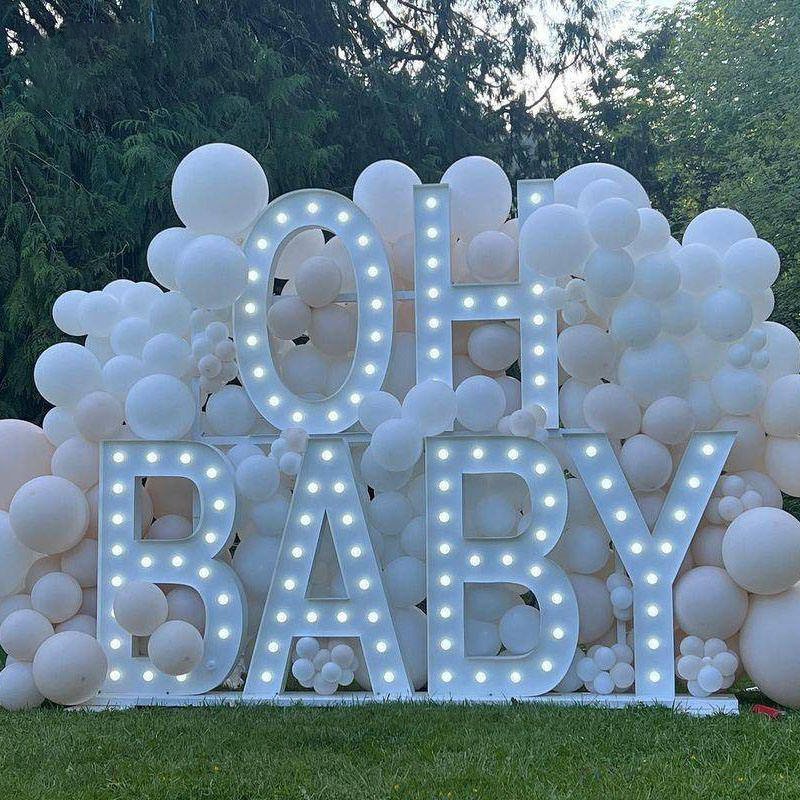 2024 Large Marry Me Light up Decorations Custom 3 Ft Marquee Letters Big Letter for Sale