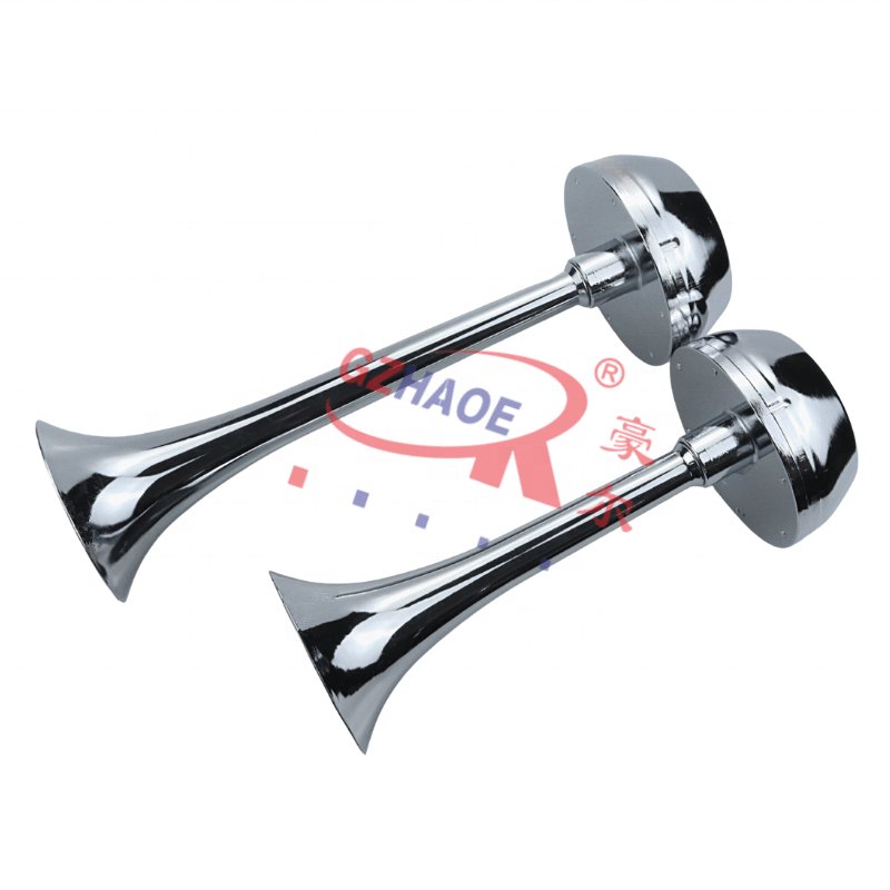 12v Dual Trumpet Air Car Horn air Pressure Horn for Bus Vehicles Trucks Motorcycle Trains Cars Boats