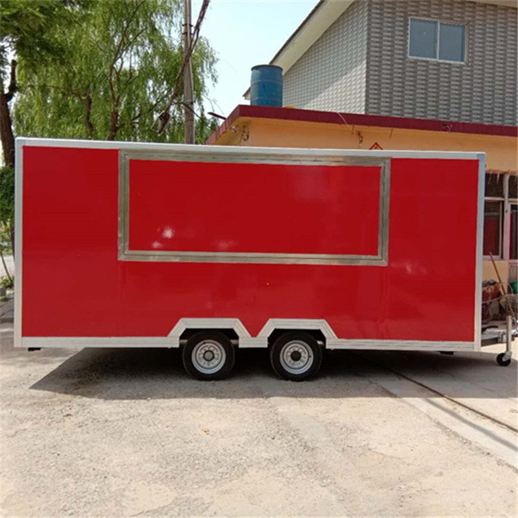 High Quality Outdoor Food Cart Safe and Durable Fast Food Trailer CE Approved Mobile Food Trucks with ISO
