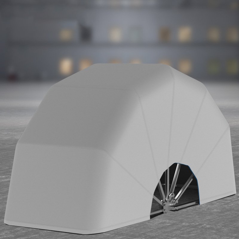 SUV Car Horizontal Semi-automatic Foldable Portable Retractable Outdoor Steel Structure Folding Car Carport Garage