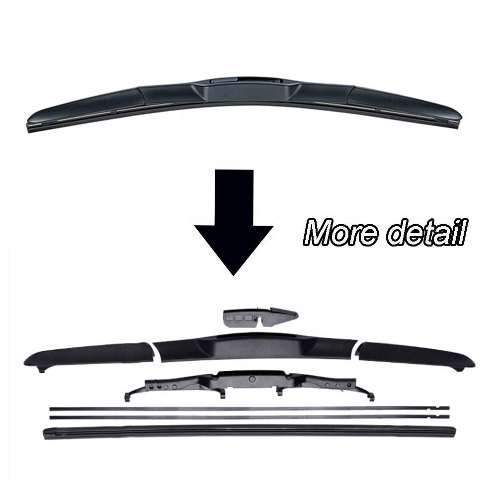 2025 Factory Price Universal Wiper Blades Auto Parts Exterior Accessories Hybrid Wholesale Wiper Blades Manufacturers