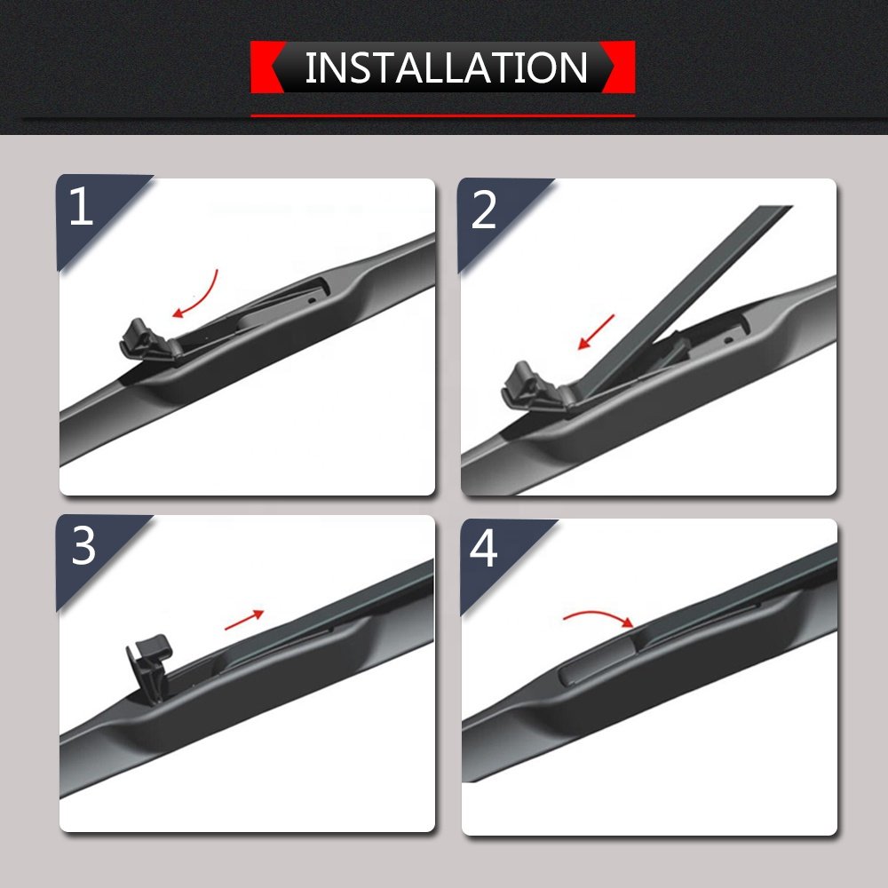 2025 Factory Price Universal Wiper Blades Auto Parts Exterior Accessories Hybrid Wholesale Wiper Blades Manufacturers
