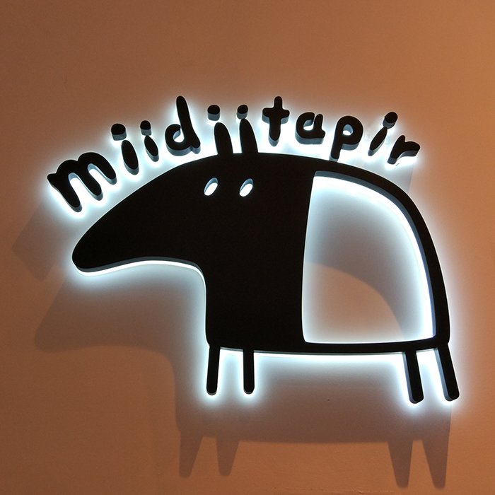 Outdoor Storefront Led Backlit Stainless Steel Illuminated Letter Signage 3D Electrical Shop Name Logo Lighted Sign