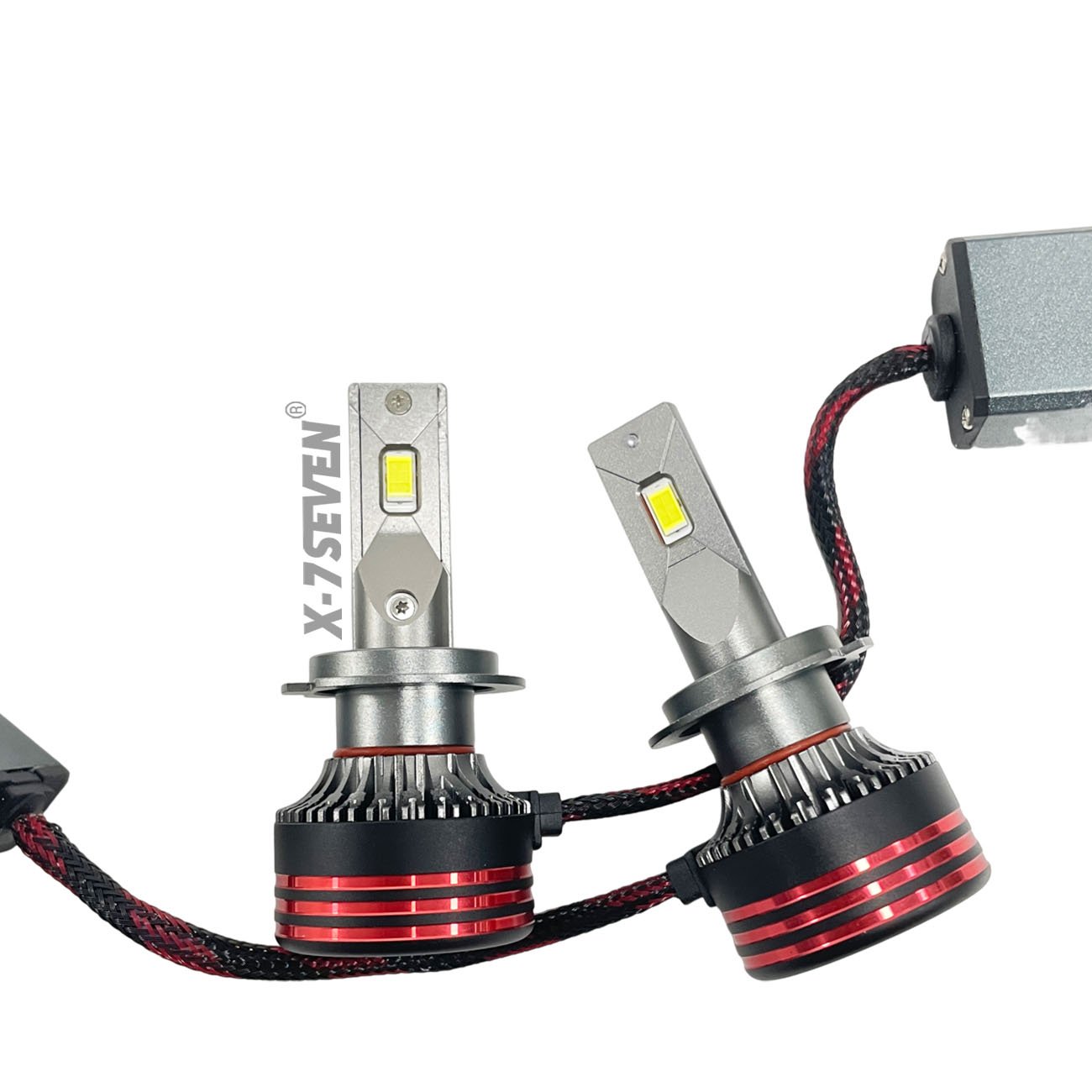 X-7SEVEN M8 Pro 130W Super Bright Car Accessories Hi Lo Beam H7 H4 H11 9006 9005 CSP Chips Led Headlights for Universal Car