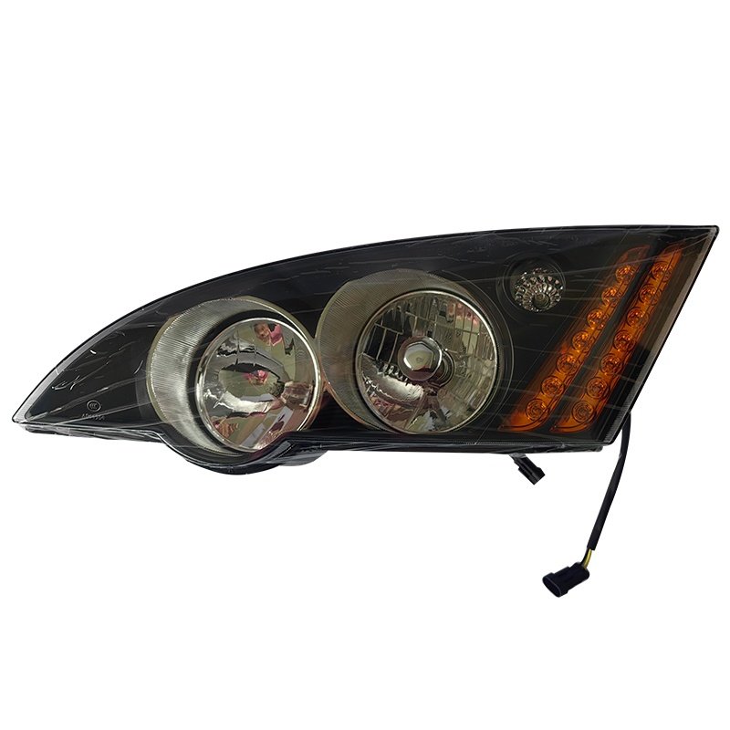 YH Bus Headlight H-QZ 460x360 Set Replacement Parts Including Left and Right Pair with Position Low Beam High Beam Steering
