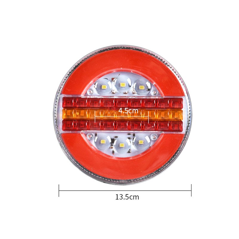 Superbleds 24V 12V 4inch Hot Sale Combined LED Rear Tail Lights Brake Tail Reverse Turn Light Truck Lorry Van Caravan Bus Camper