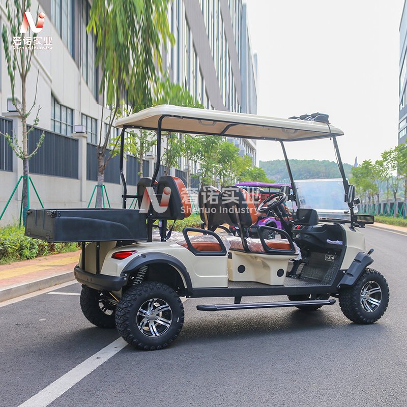 Minor Customization 4 Seat Sightseeing Bus Club Cart Electric Golf Buggy 48/60V Street Legal Golf Cart