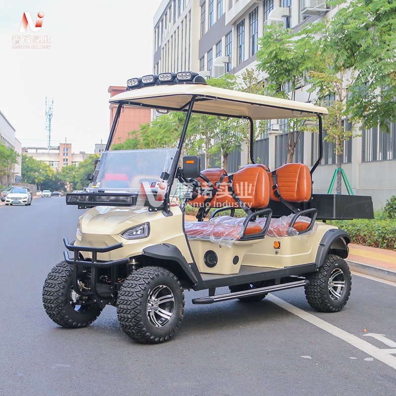Minor Customization 4 Seat Sightseeing Bus Club Cart Electric Golf Buggy 48/60V Street Legal Golf Cart
