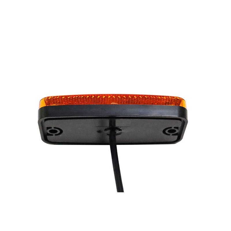 LED Side Marker Light Clearance Lamp 12V 24V ECE Red Amber White Outline Marker Light with Reflector Indicator for Truck Trailer