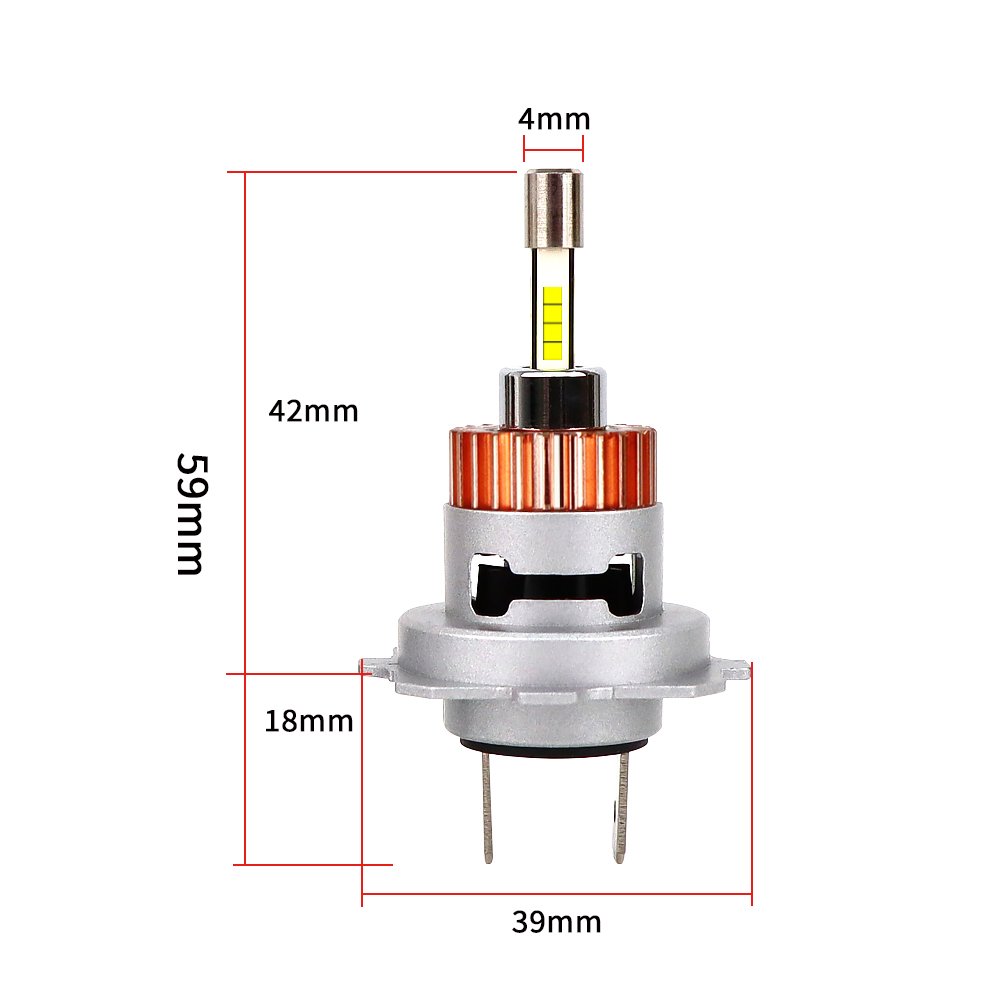 Wholesale Foco R7S 360 Led H4 70W Luz Headlight Bulb H7 H11 Auto Light Car Accessories H7 H4 Automotive Lamp 9005 9006
