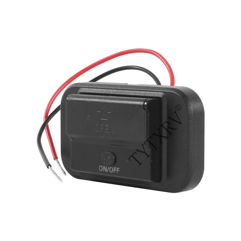 TYTXRV RV Modification Accessories 12-24V Dual Ports USB Car Charger Waterproof Cover Wall Mounted for RV Buses Truck Caravan