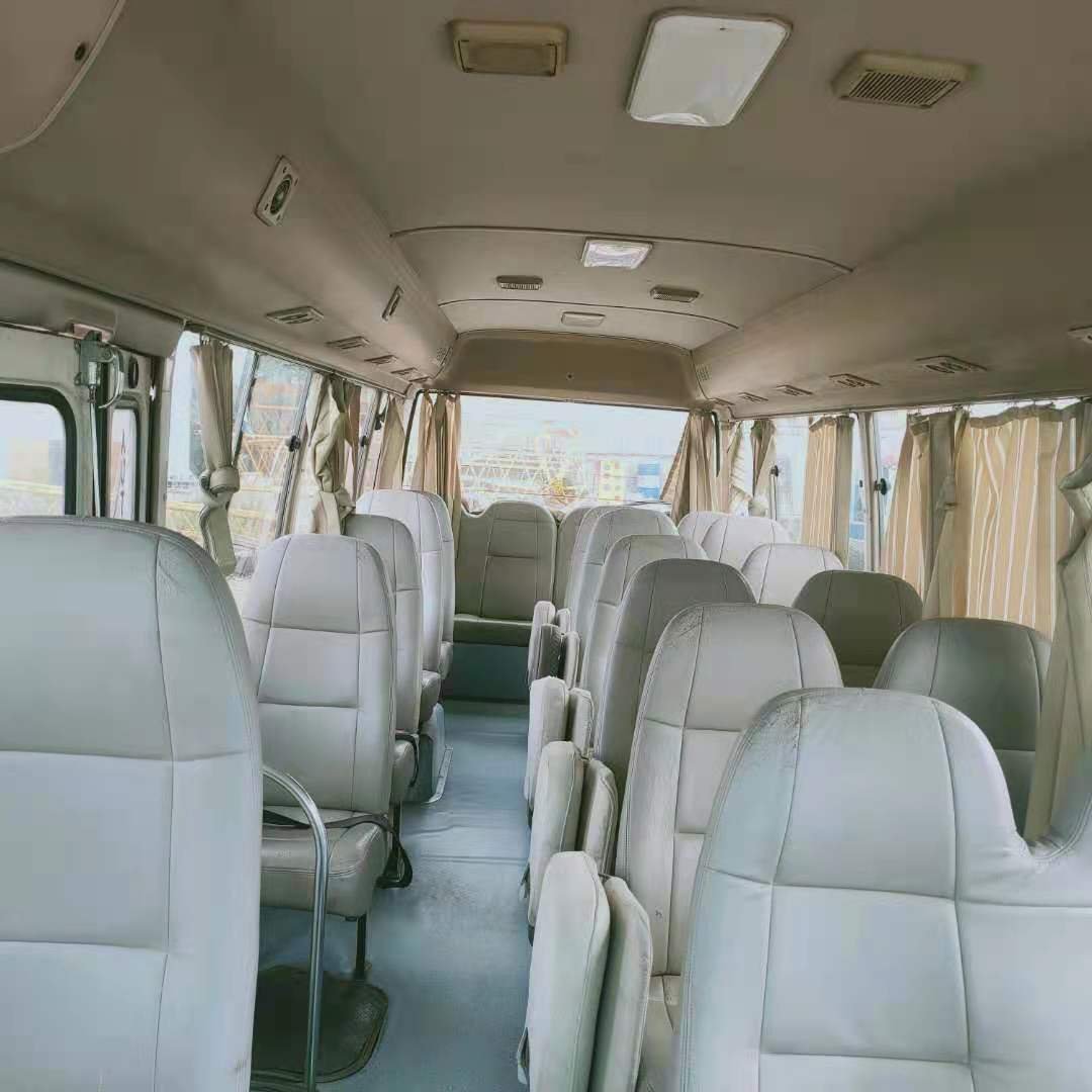 Used New Arrive Gasoline 30 Seats Adjustable Seats Long Distance Travel coaster coach Bus on Sale