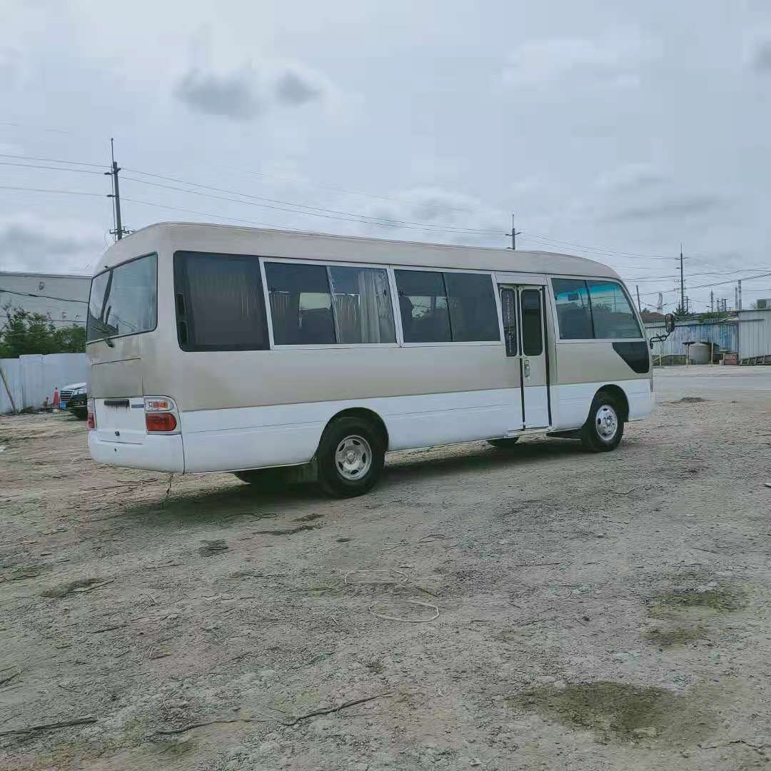 Used New Arrive Gasoline 30 Seats Adjustable Seats Long Distance Travel coaster coach Bus on Sale