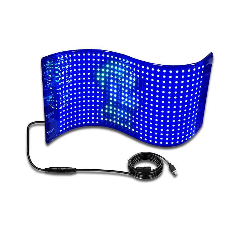 LED Light Signs for Car Smart APP Programmable Flexible LED Sign Blue Tooth APP Control Custom Text Patterns, Animations Display