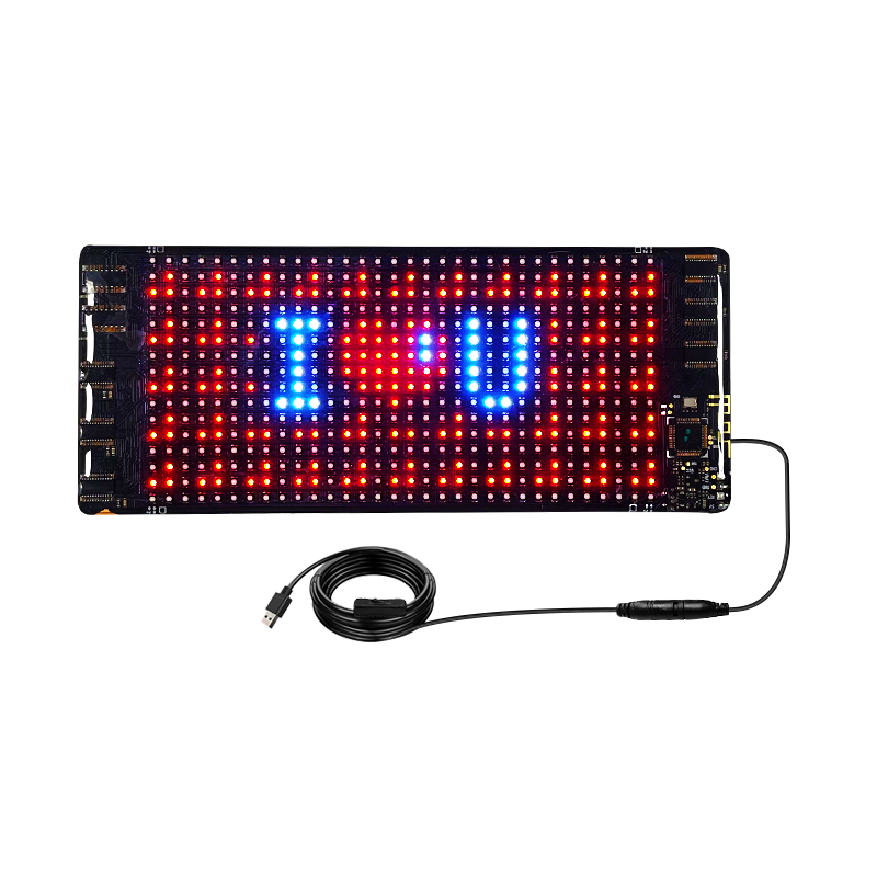 LED Light Signs for Car Smart APP Programmable Flexible LED Sign Blue Tooth APP Control Custom Text Patterns, Animations Display