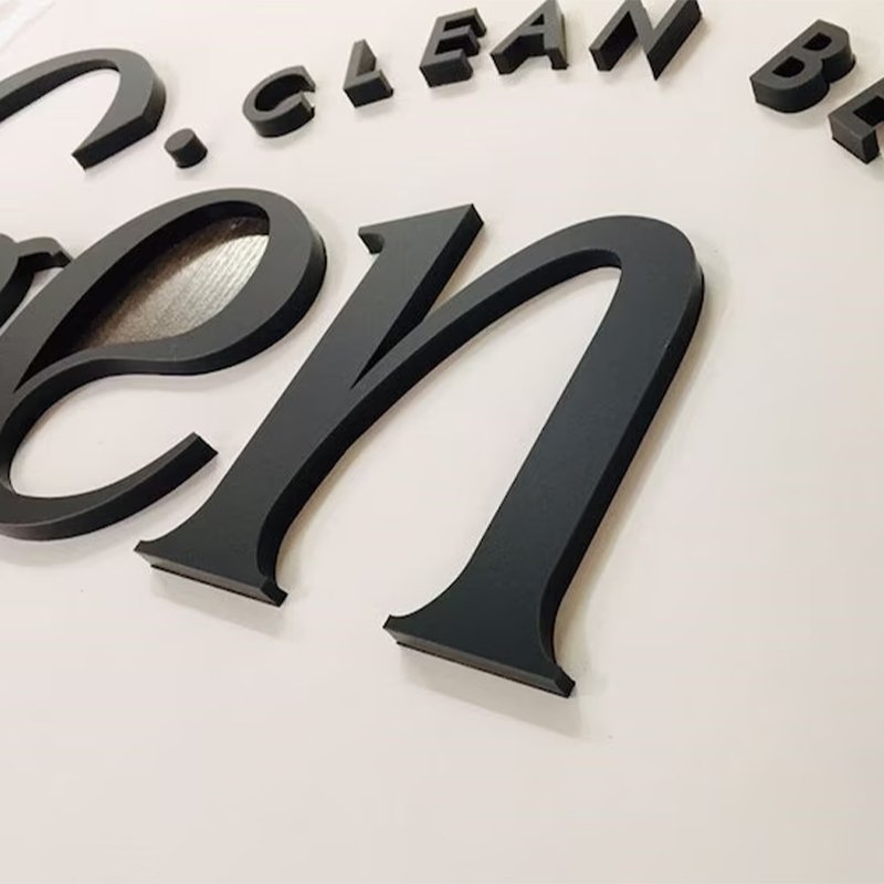 Free Design Custom Logo Led Outdoor Signs Backlit Channel Letter 3d Acrylic Signboard Letter Non-luminous Text Signage